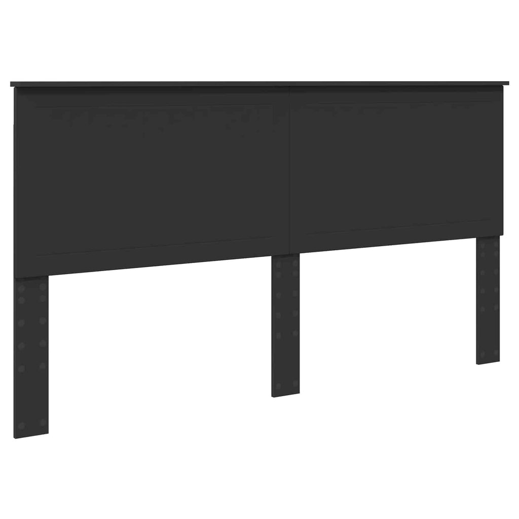 Bed Frame with Drawer Black 180 x 200 cm Engineer Wood