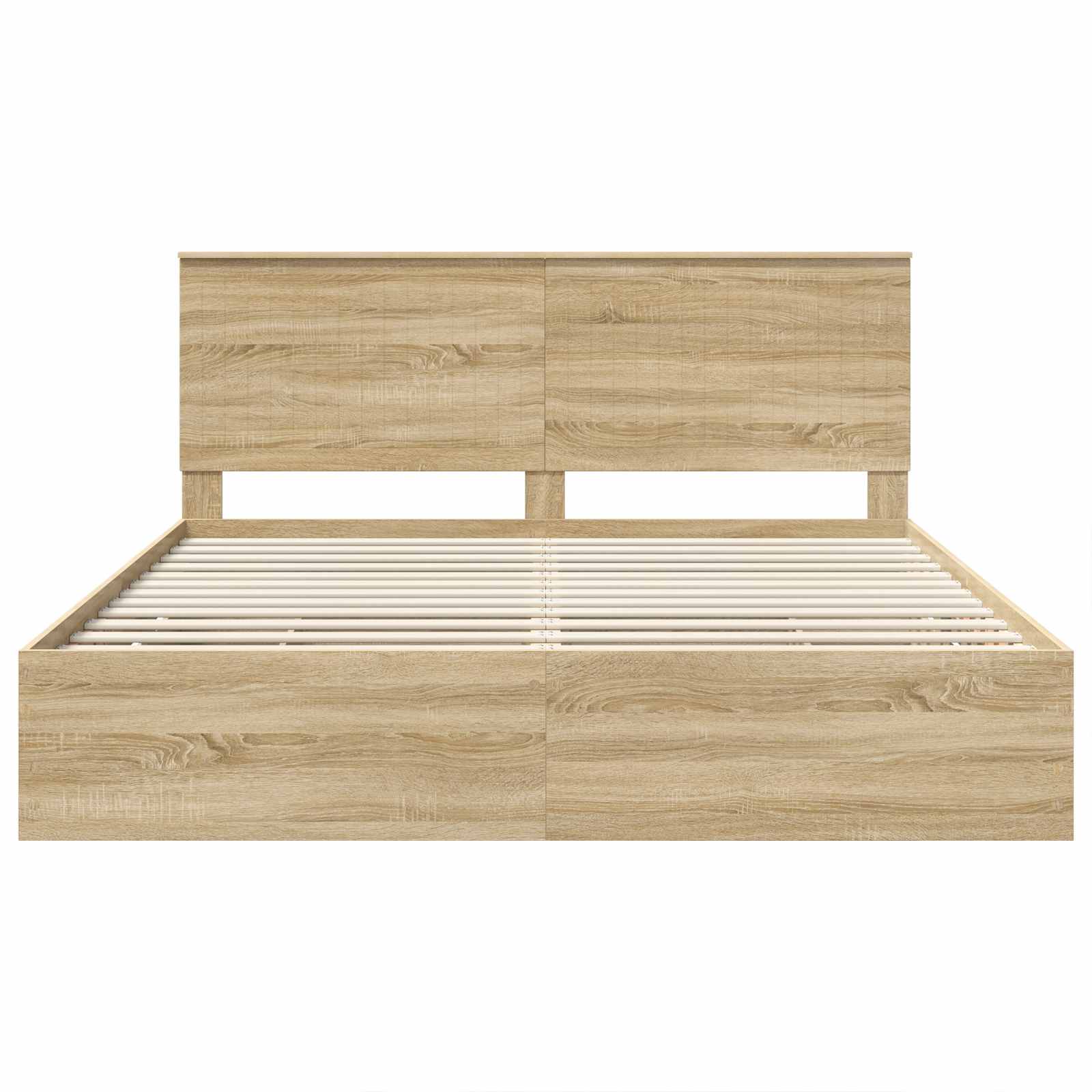 Bed Frame with Drawer Sonoma Oak 180 x 200 cm Engineer Wood