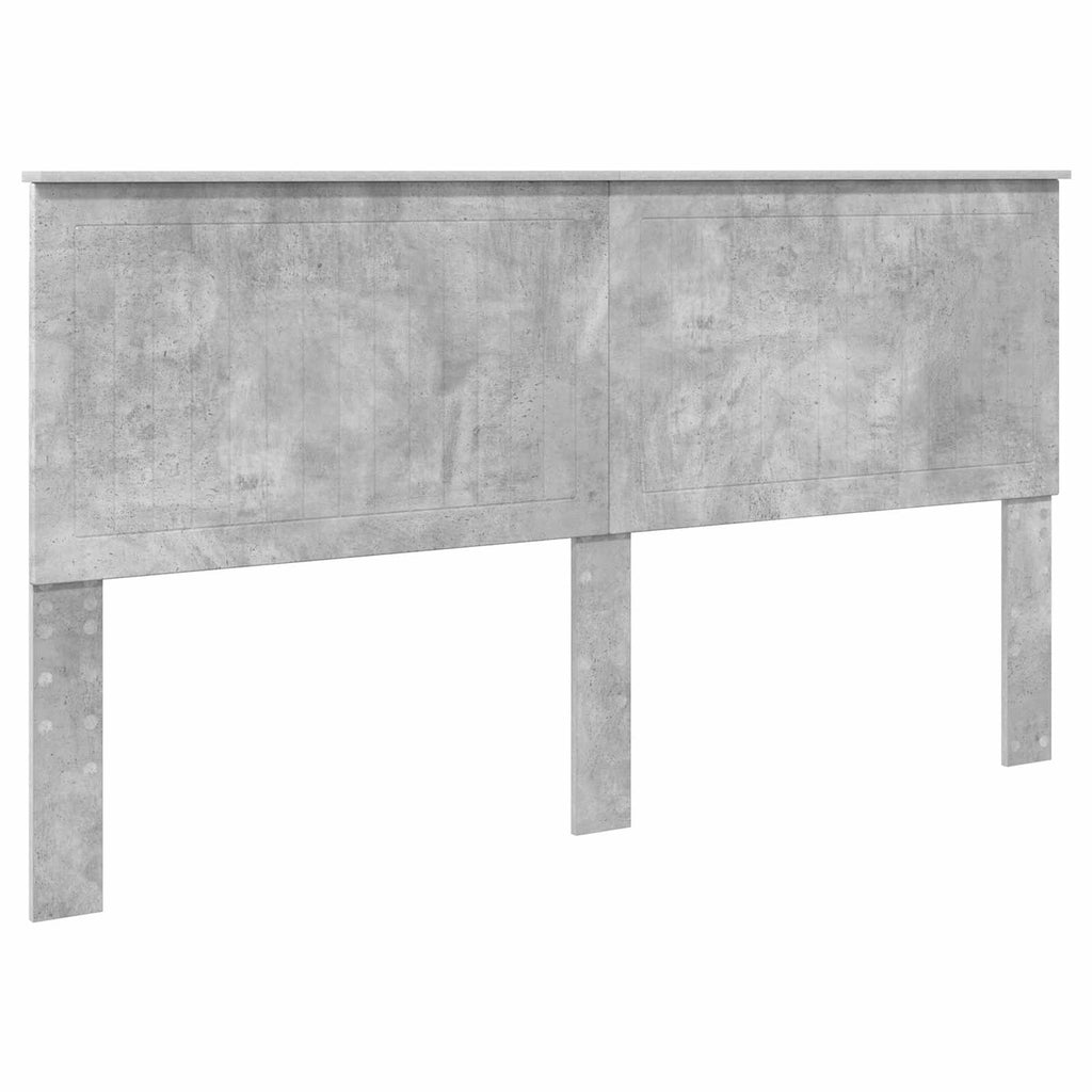 Bed Frame with Drawer Concrete Grey 180 x 200 cm Engineer Wood