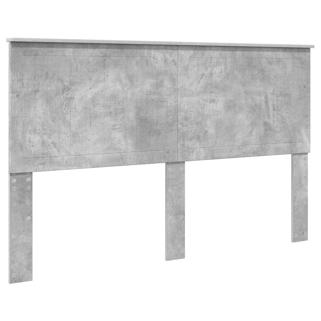 Bed Frame with Drawer Concrete Grey 160 x 200 cm Engineer Wood