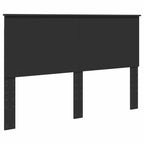 Bed Frame with Drawer Black 150 x 200 cm Engineer Wood