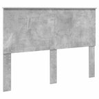Bed Frame with Drawer Concrete Grey 140 x 200 cm Engineer Wood