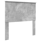 Bed Frame with Drawer Concrete Grey 100 x 200 cm Engineer Wood