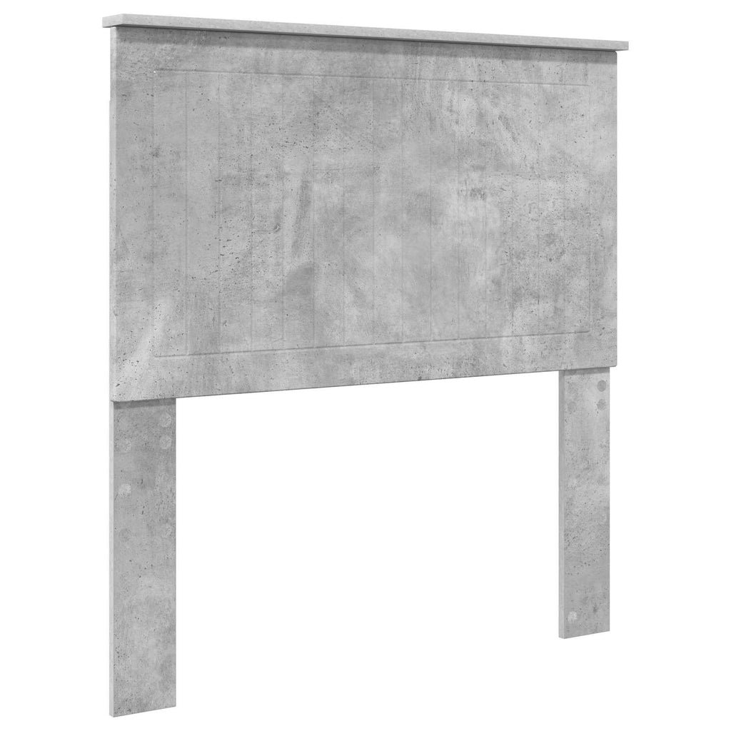 Bed Frame with Drawer Concrete Grey 90 x 190 cm Engineer Wood