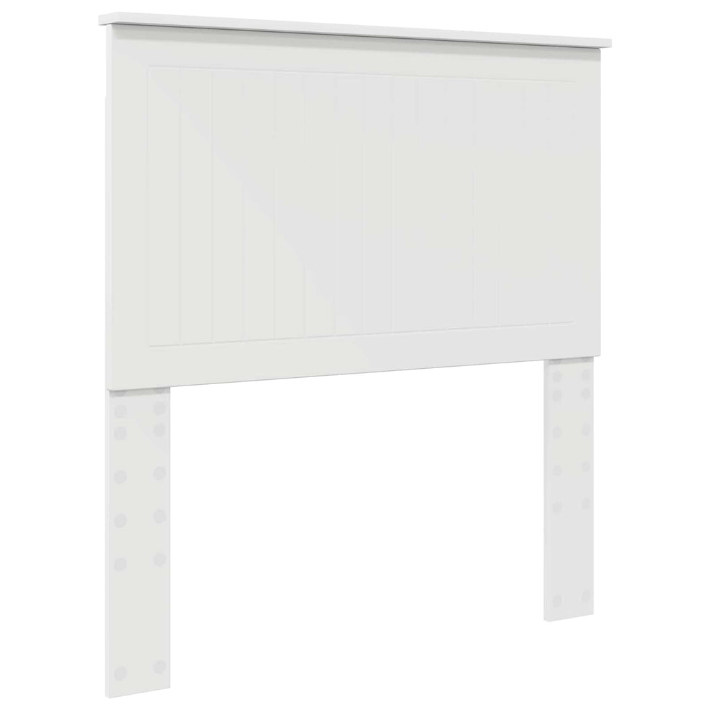 Bed Frame with Drawer White 90 x 200 cm Engineer Wood