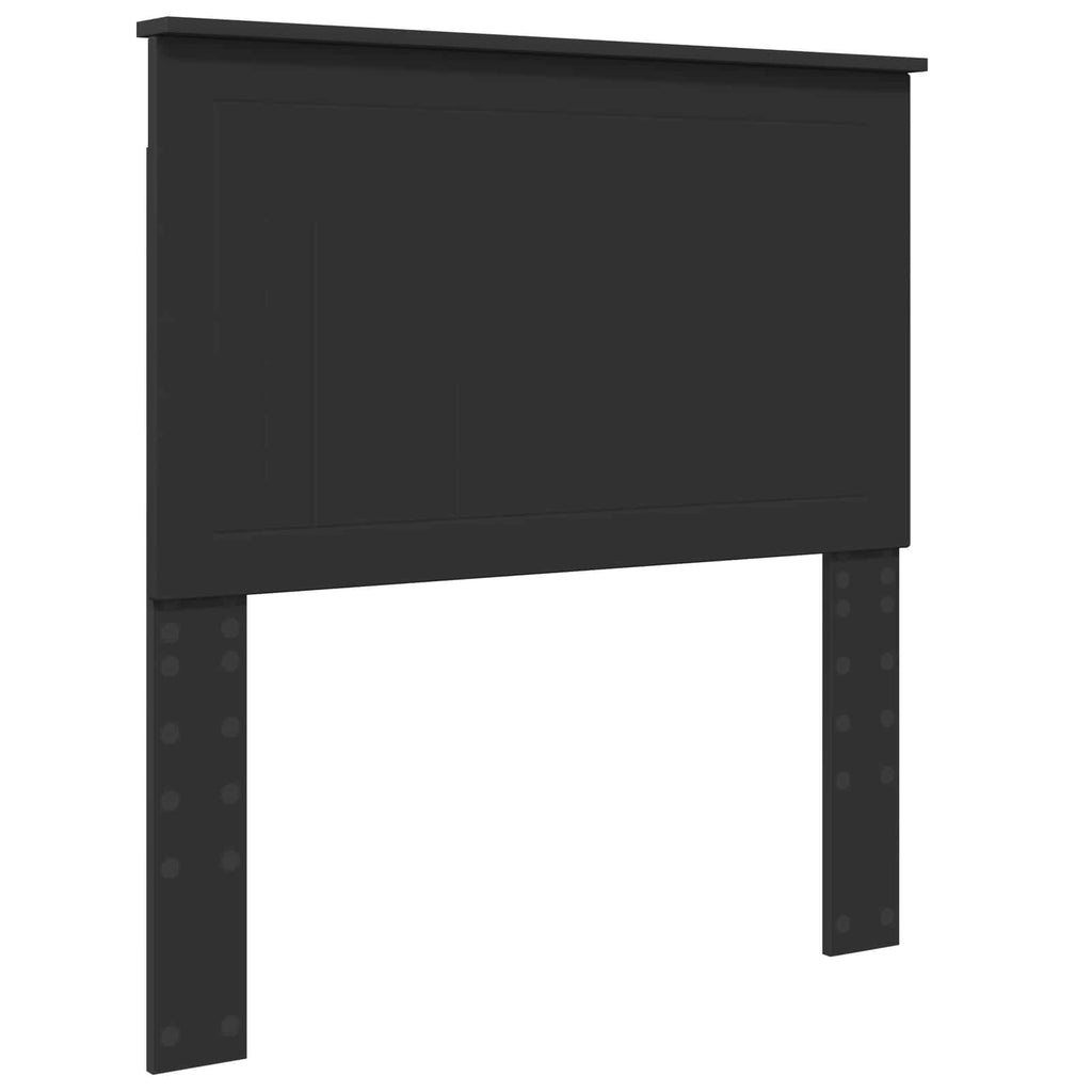 Bed Frame with Drawer Black 90 x 200 cm Engineer Wood