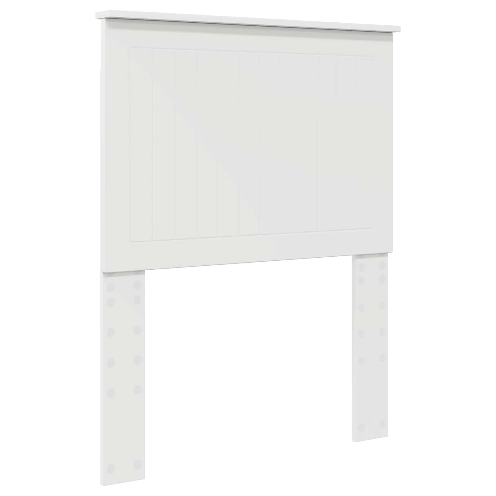 Bed Frame with Drawer White 75 x 190 cm Engineer Wood