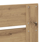 Bed Frame Artisian Oak 120 x 190 cm Solid Pine Wood