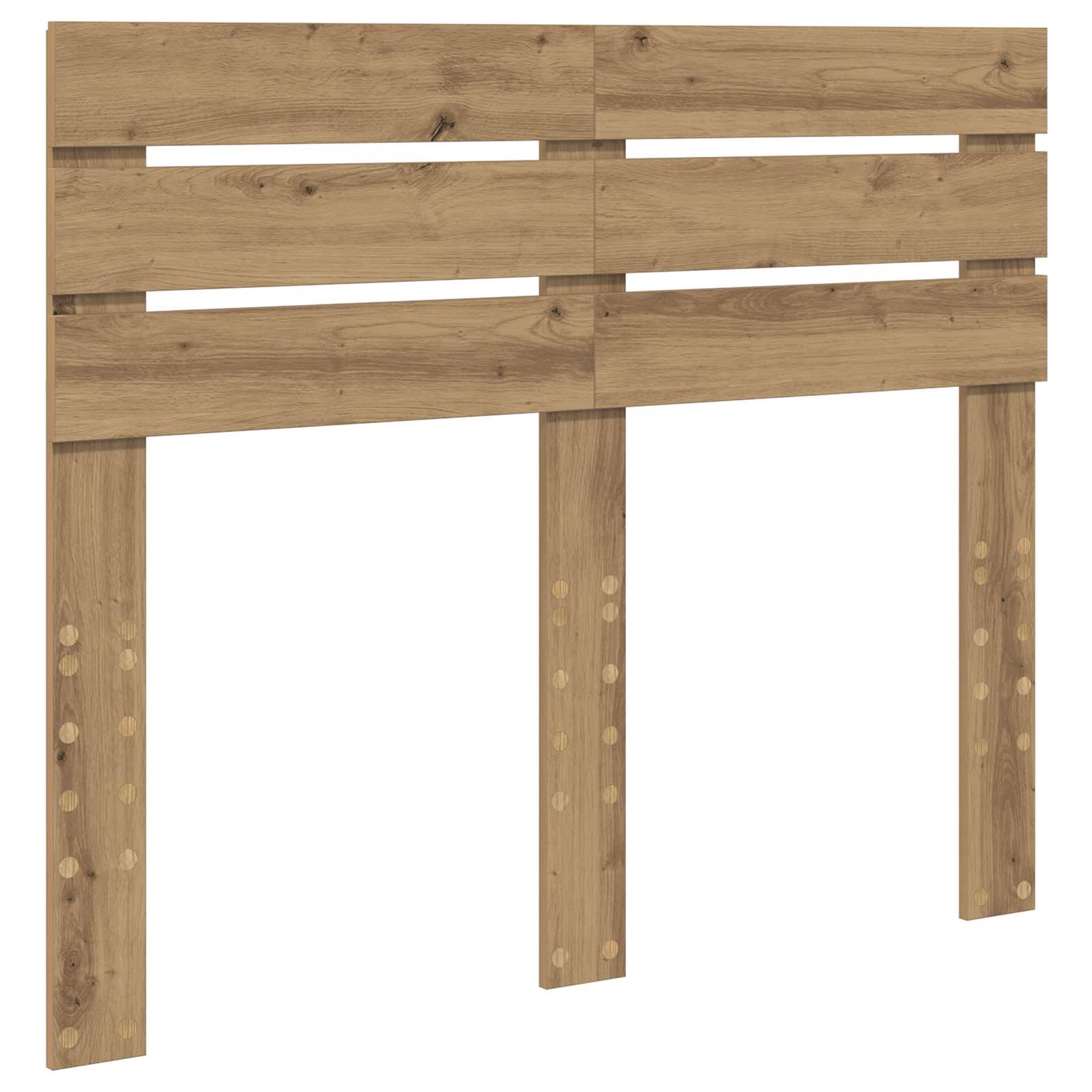 Bed Frame Artisian Oak 120 x 190 cm Solid Pine Wood