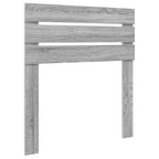 Bed Frame Grey Sonoma 90 x 200 cm Solid Pine Wood