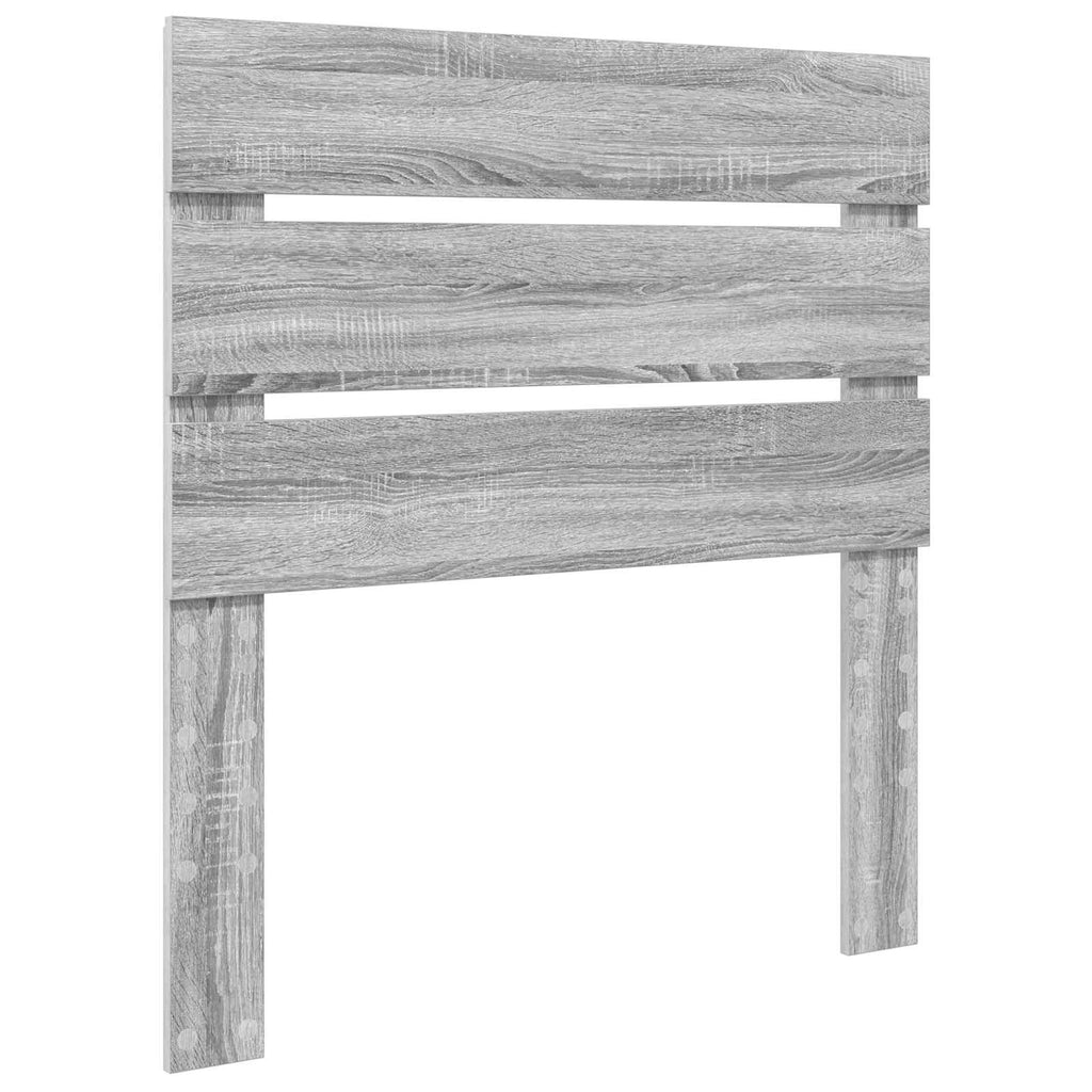 Bed Frame Grey Sonoma 90 x 190 cm Solid Pine Wood