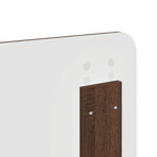 Bed Frame with Headboard Brown Oak 140 x 200 cm Solid Pine Wood