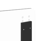 Bed Frame with Headboard Black 180 x 200 cm Solid Pine Wood