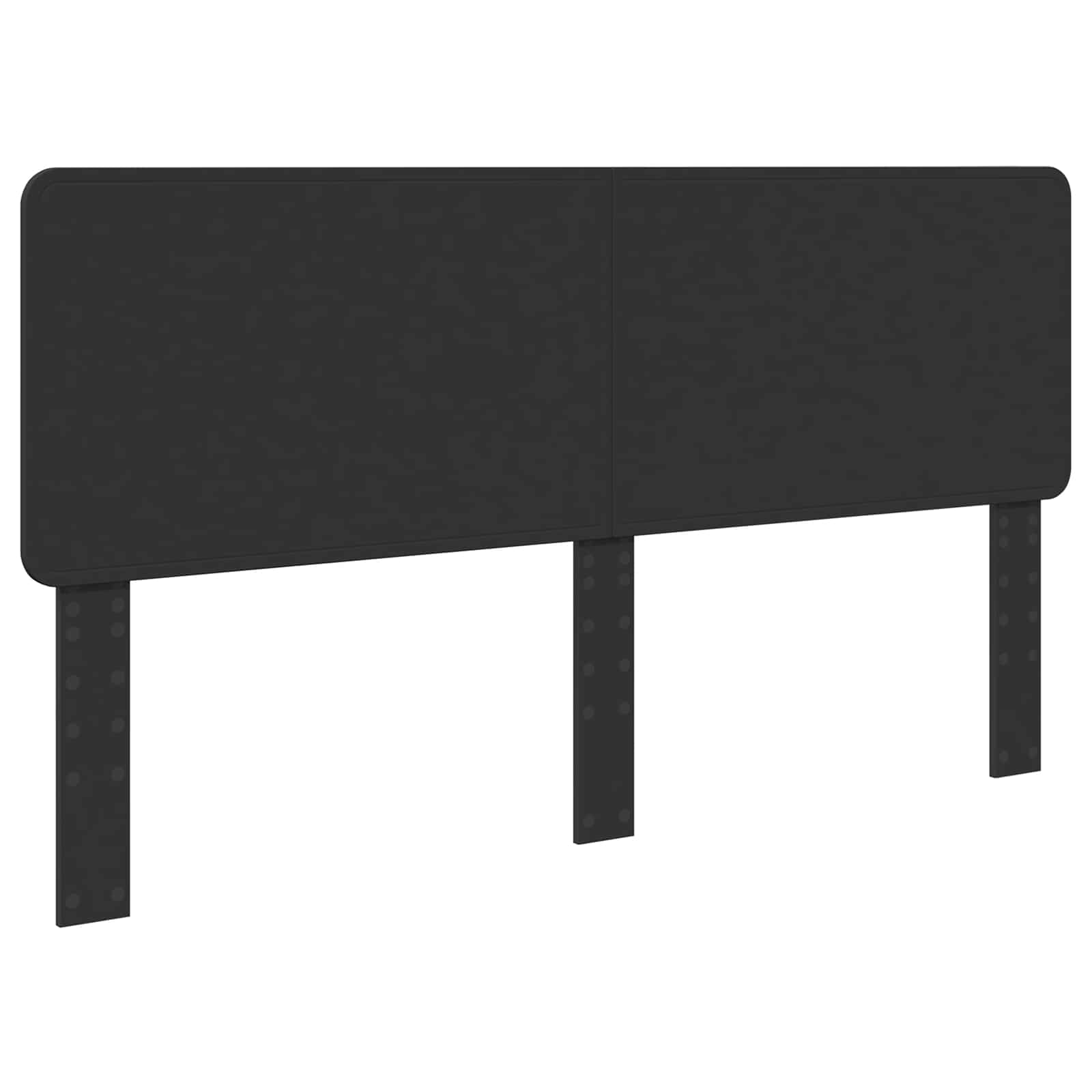 Bed Frame with Headboard Black 180 x 200 cm Solid Pine Wood