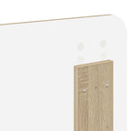 Bed Frame with Headboard Sonoma 160 x 200 cm Solid Pine Wood