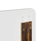 Bed Frame Smoked Oak 120 x 190 cm Solid Pine Wood