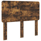 Bed Frame Smoked Oak 120 x 190 cm Solid Pine Wood