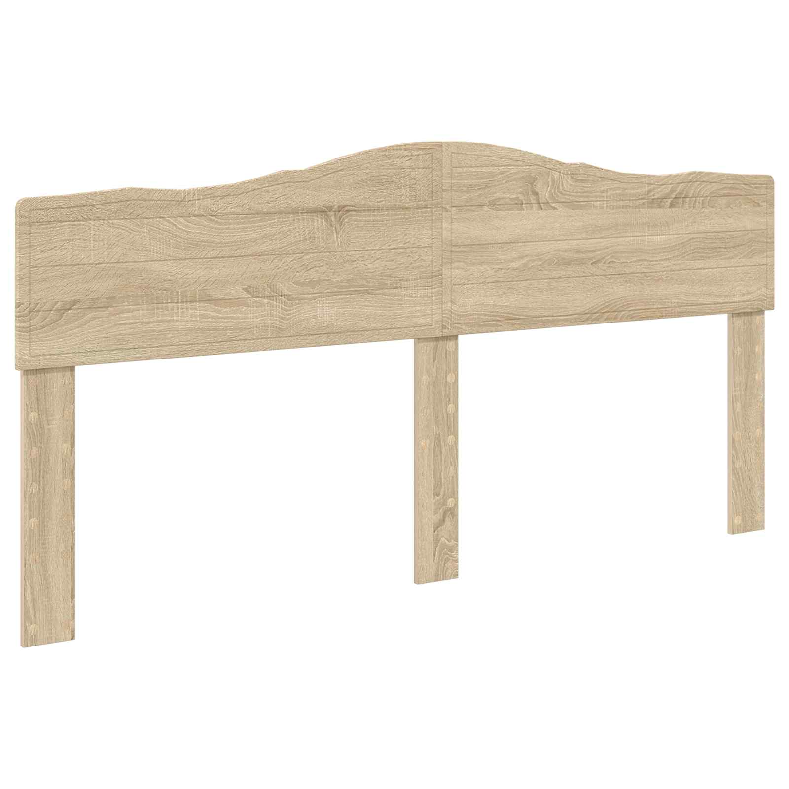 Bed Frame with Headboard Sonoma 180 x 200 cm Solid Pine Wood