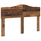 Bed Frame with Headboard Old Wood 140 x 200 cm Solid Pine Wood