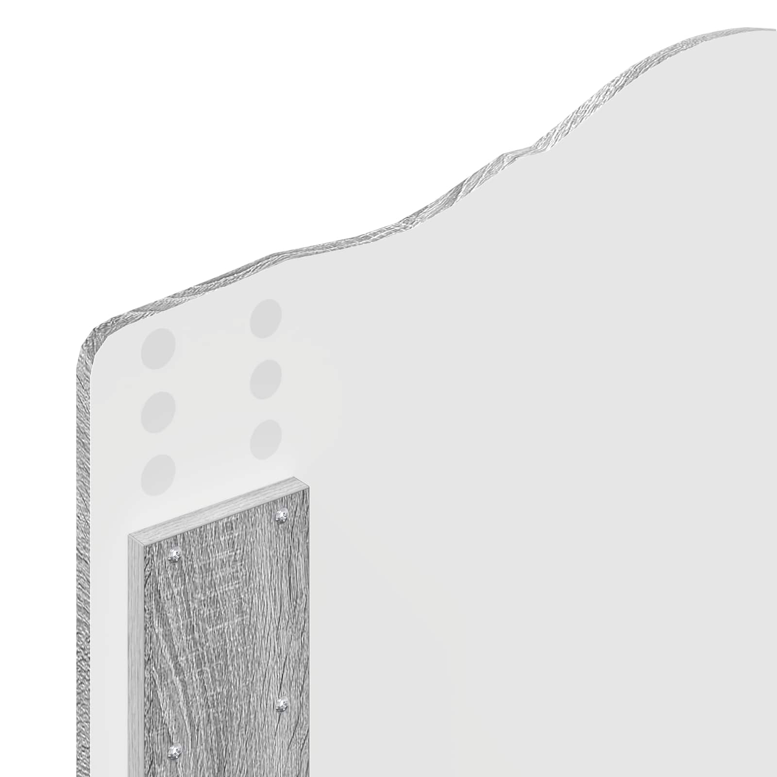 Bed Frame Grey Sonoma 100 x 200 cm Solid Pine Wood