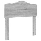 Bed Frame Grey Sonoma 100 x 200 cm Solid Pine Wood