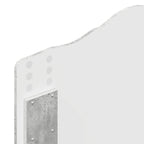 Bed Frame with Drawer Concrete Grey 90 x 190 cm Engineered Wood