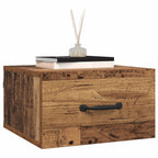 Bedside Cabinet Old Wood 35 x 35 x 20 cm Engineered Wood