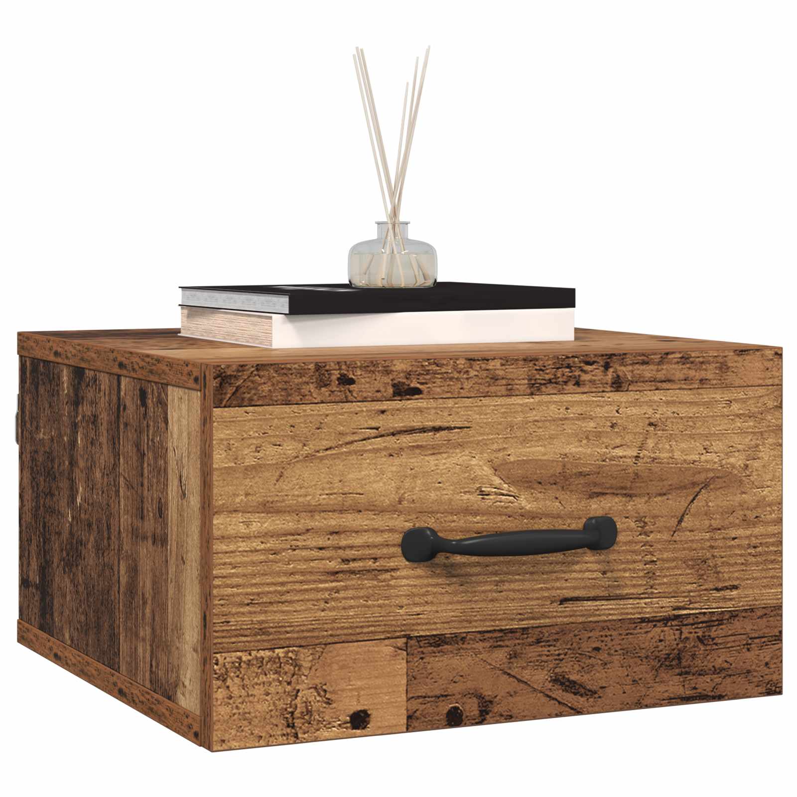 Bedside Cabinet Old Wood 35 x 35 x 20 cm Engineered Wood