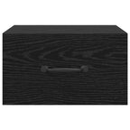 Bedside Cabinet Black Oak 35 x 35 x 20 cm Engineered Wood