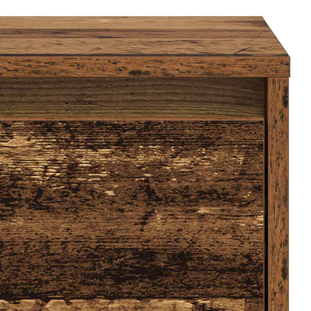 Bedside Cabinet Old Wood 45 x 34 x 44.5 cm Engineered Wood