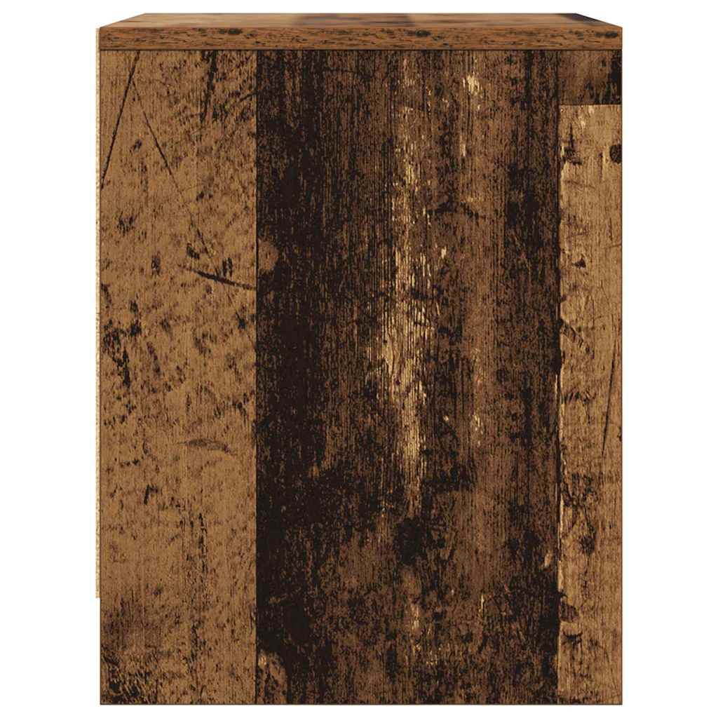 Bedside Cabinet Old Wood 45 x 34 x 44.5 cm Engineered Wood