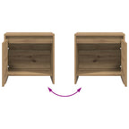 Bedside Cabinet Artisian Oak 45 x 34 x 44.5 cm Engineered Wood