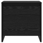 Bedside Cabinet Black Oak 45 x 34 x 44.5 cm Engineered Wood