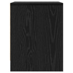 Bedside Cabinet Black Oak 45 x 34 x 44.5 cm Engineered Wood