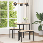 Dining Table Natural 60 x 60 x 75 cm Solid Pine Wood