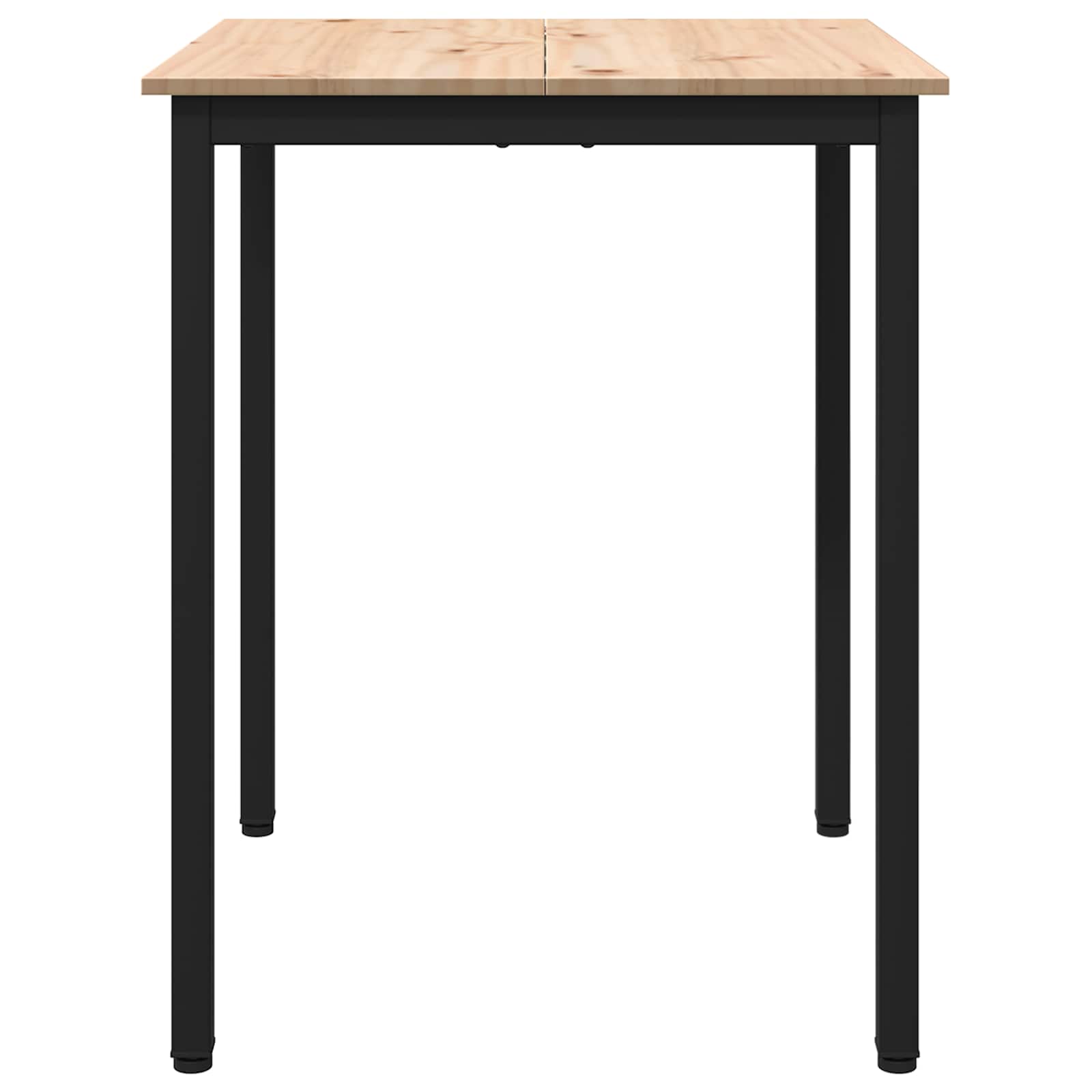 Dining Table Natural 60 x 60 x 75 cm Solid Pine Wood