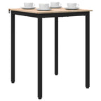 Dining Table Natural 60 x 60 x 75 cm Solid Pine Wood