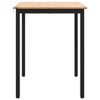 Dining Table Natural 60 x 60 x 75 cm Solid Pine Wood