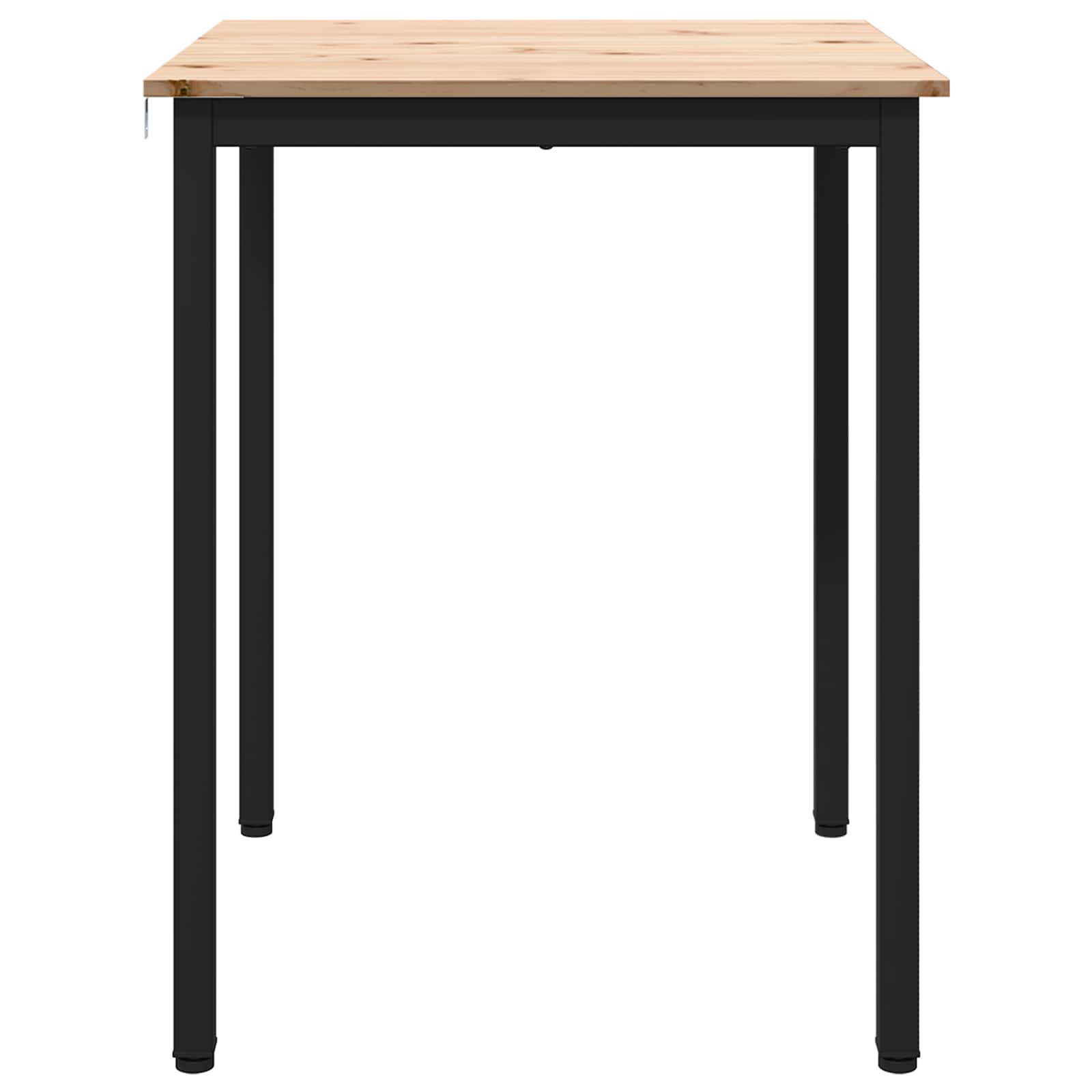 Dining Table Natural 60 x 60 x 75 cm Solid Pine Wood