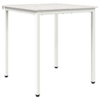 Dining Table White 60 x 60 x 75 cm Solid Pine Wood