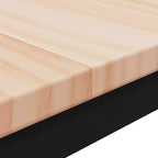 Dining Table Natural 70 x 70 x 75 cm Solid Pine Wood