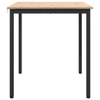 Dining Table Natural 70 x 70 x 75 cm Solid Pine Wood