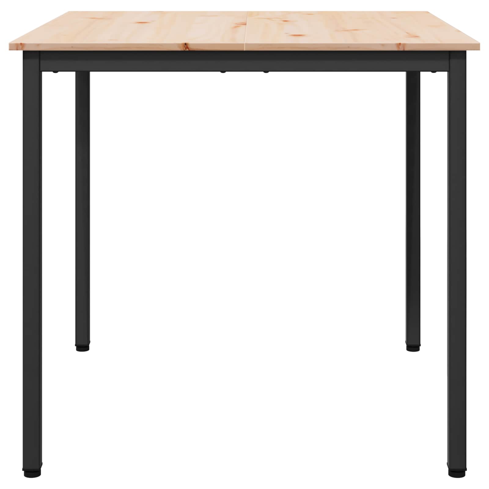 Dining Table Natural 80 x 80 x 75 cm Solid Pine Wood