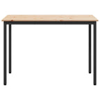 Dining Table Natural 110 x 55 x 75 cm Solid Pine Wood