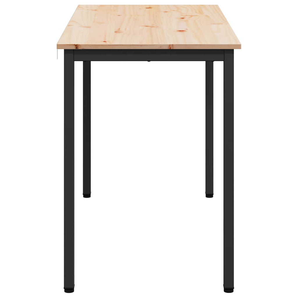 Dining Table Natural 110 x 55 x 75 cm Solid Pine Wood