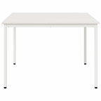 Dining Table White 110 x 110 x 75 cm Solid Pine Wood