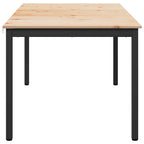 Dining Table Natural 140 x 80 x 75 cm Solid Pine Wood