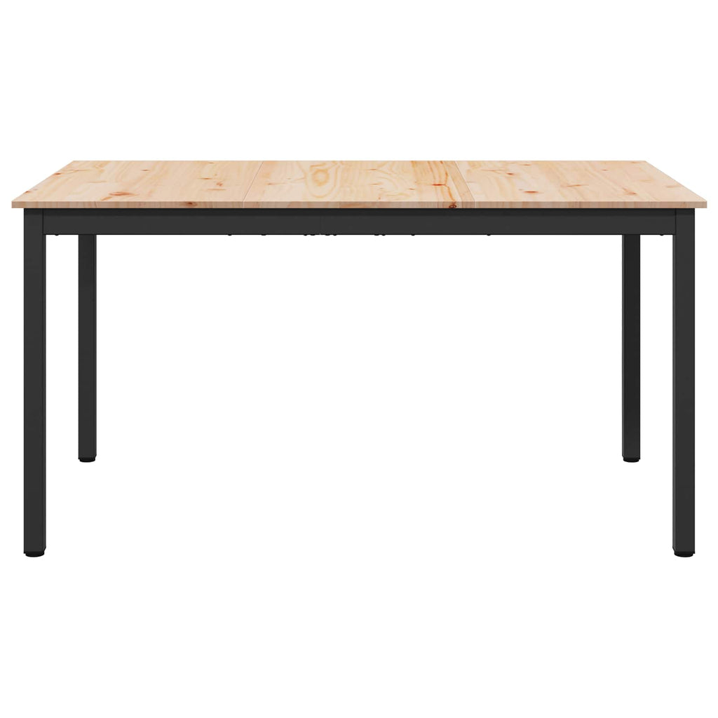Dining Table Natural 150 x 90 x 75 cm Solid Pine Wood