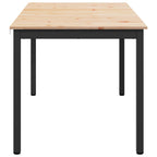 Dining Table Natural 150 x 90 x 75 cm Solid Pine Wood