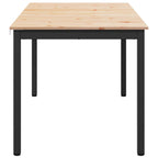 Dining Table Natural 180 x 90 x 75 cm Solid Pine Wood